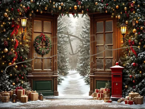 Fotopozadí - Vánoční se schránkou 6