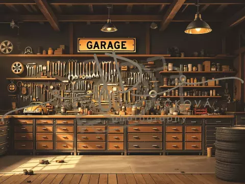 Fotopozadí - Garáž 9