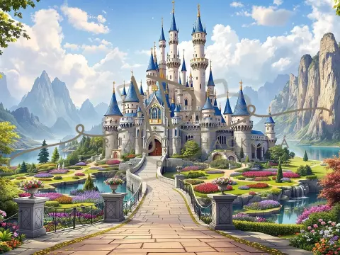 Fotopozadí - Pohádkový zámek 9