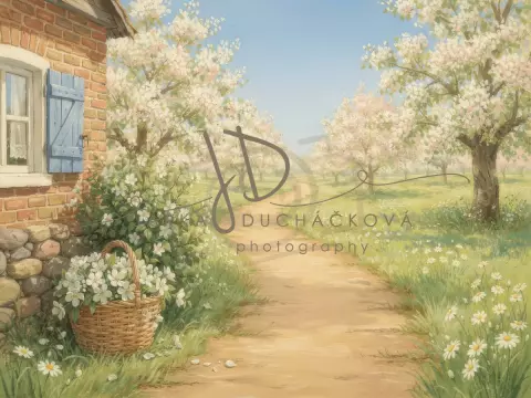 Domek v rozkvetlém sadu 1