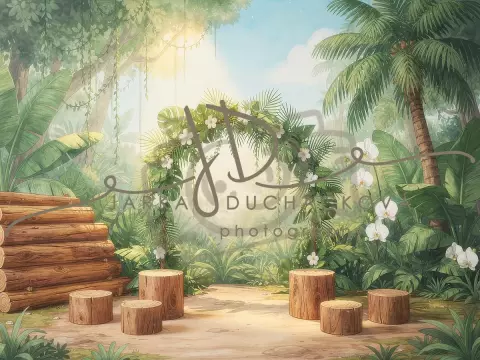 Džungle malovaná 8 Džungle malovaná 8