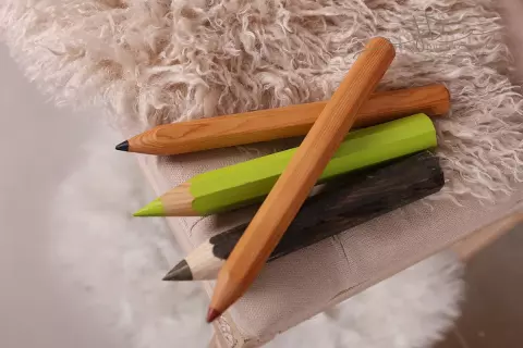 Pastelky dřevěné MIX - výprodej II.jakost