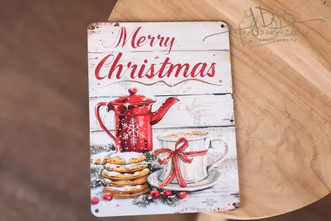 Tabulka dřevěná vánoční Tabulka dřevěná vánoční