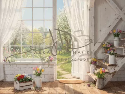 Jarní květinová scéna 3