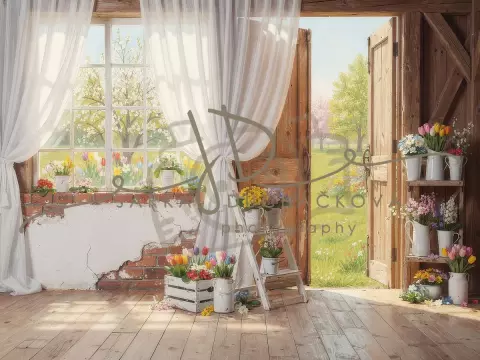 Jarní květinová scéna 30 Jarní květinová scéna 30