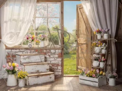 Jarní květinová scéna 32 Jarní květinová scéna 32