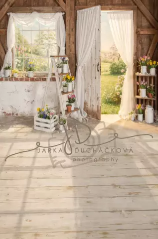 Jarní scéna s květinami SPOJENÁ 13