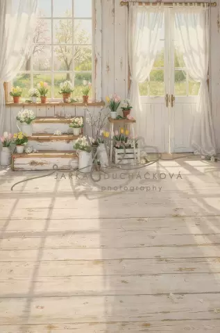 Jarní scéna s květinami SPOJENÁ 2