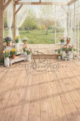 Jarní scéna s květinami SPOJENÁ 5