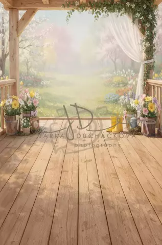 Jarní scéna s květinami SPOJENÁ 7