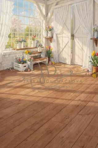 Jarní scéna s květinami SPOJENÁ 9