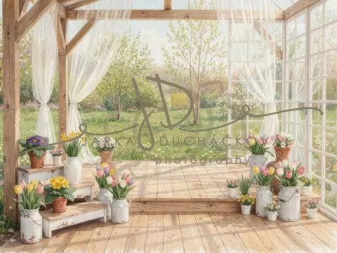 Jarní terasa květinová 22