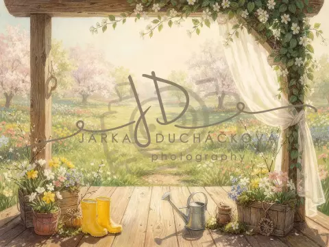 Jarní terasa květinová 31