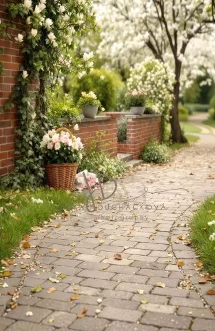 SPOJENÉ pozadí - Zahradní koutek 3