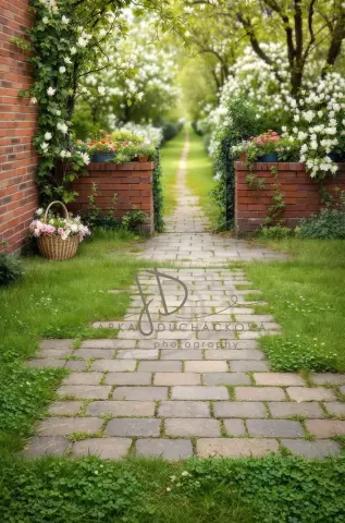 SPOJENÉ pozadí - Zahradní koutek 5