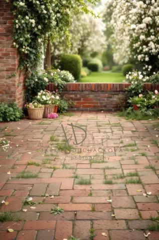 SPOJENÉ pozadí - Zahradní koutek 6