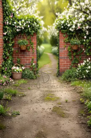 SPOJENÉ pozadí - Zahradní koutek 8