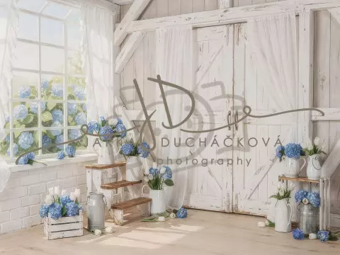 Stodola s hortenziemi 19 Stodola s hortenziemi 19