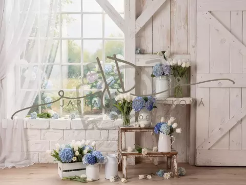 Stodola s hortenziemi 6 Stodola s hortenziemi 6