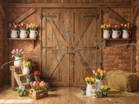 Stodola s květinami 14