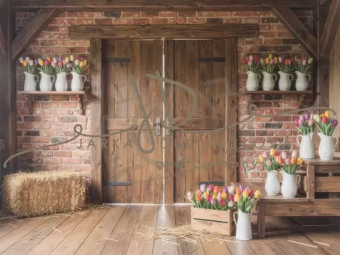 Stodola s květinami 2