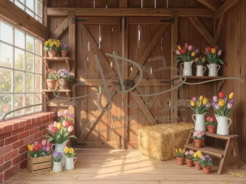 Stodola s květinami 23