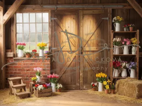 Stodola s květinami 26