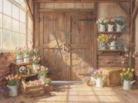 Stodola s květinami 27