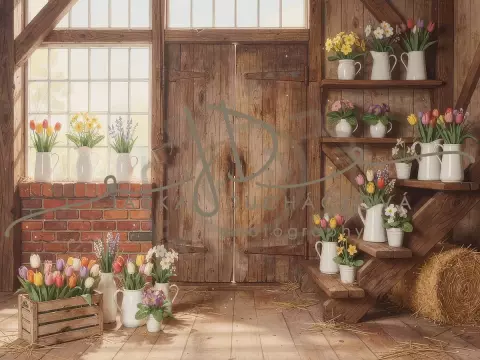 Stodola s květinami 29