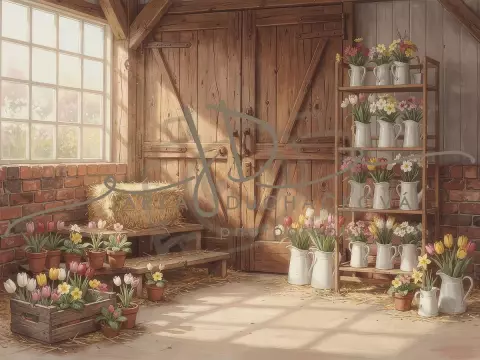 Stodola s květinami 31