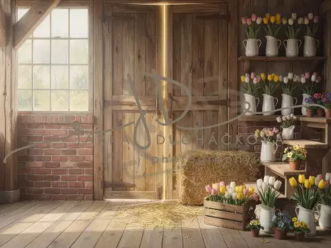 Stodola s květinami 41