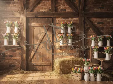 Stodola s květinami 5