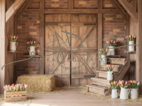 Stodola s květinami 7