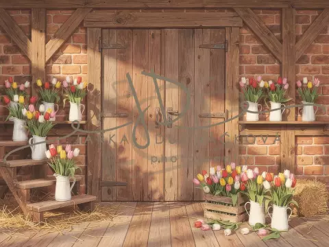 Stodola s květinami 8