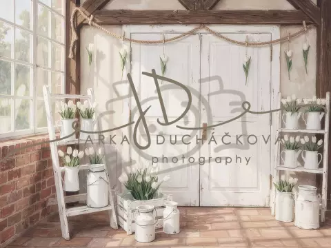 Tulipány bílé 9 Tulipány bílé 9