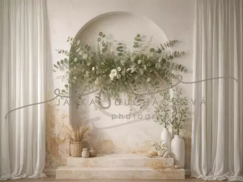 WALL oblouk přírodní 34