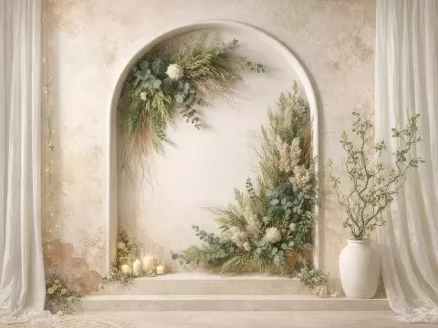 WALL oblouk přírodní 6