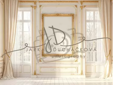 Fotopozadí - Stěna se zlatem 1