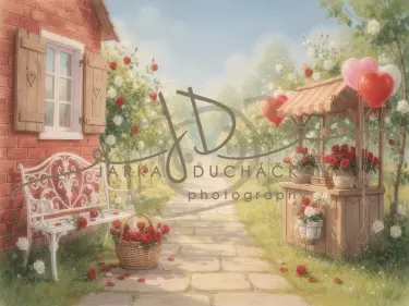 Zahrada s růžemi 1