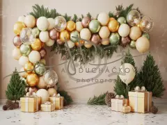 Fotopozadí - CHRISTMAS GARLAND 10