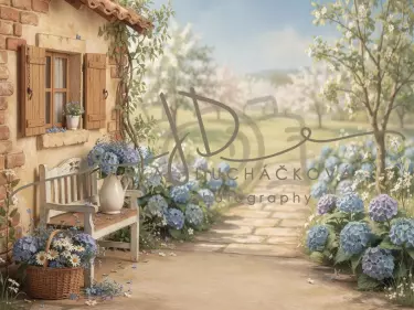 Domek s hortenziemi 10