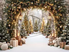 Fotopozadí - Brána v lese 12