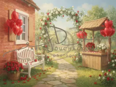 Zahrada s růžemi 12