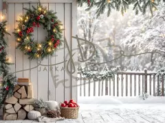 Fotopozadí - Zasněžená přírodní scéna 13
