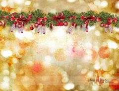 JD PHOTOGRAPHY  Fotopozadí - Vánoce - GIRLANDA 1