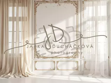 Fotopozadí - Stěna s okny 14