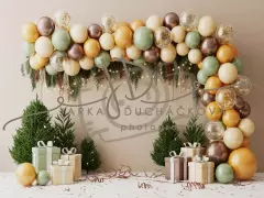 Fotopozadí - CHRISTMAS GARLAND 15