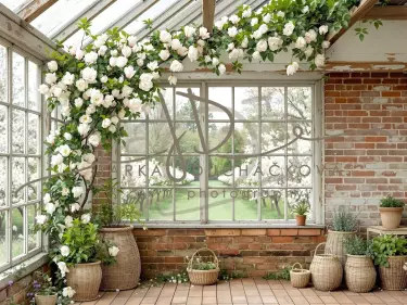 Fotopozadí - Jarní skleník 16