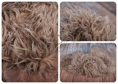 JD PHOTOGRAPHY  Kožešina ALPAKA hnědá