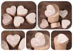 Srdce -  výřez ze starého dřeva 10cm
